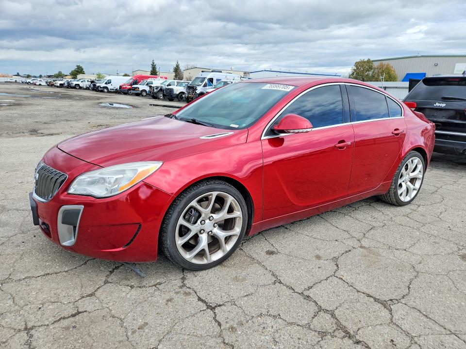 2015 Buick Regal VIN 2G4GT5GX6F9265957 COPART salvage auction — REAR END, Ca - Salvage Certificate, sold $1,700 on 2026-07-10 (photo 1)