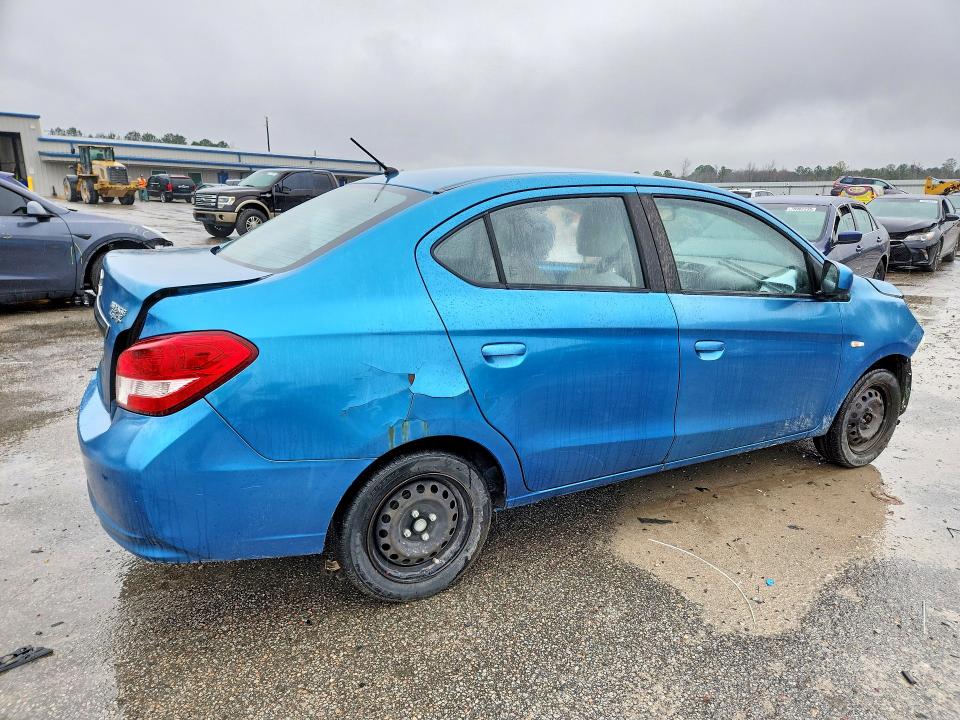 2018 Mitsubishi Mirage VIN ML32F3FJ6JHF03808 COPART salvage auction — FRONT END, Sc - Cert Of Title-Salvage, sold $1,600 on 2026-07-13 (photo 3)