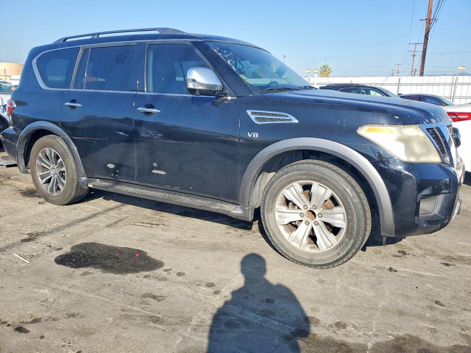 2018 Nissan Armada VIN JN8AY2ND4J9051054 COPART salvage auction — REAR END, Ca - Dis/Dlr/Exp Only Clean Title, sold $5,800 on 2026-07-30 (photo 4)