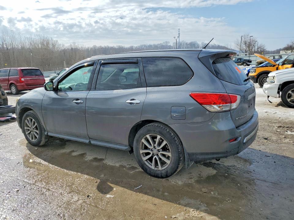 2015 Nissan Pathfinder VIN 5N1AR2MN2FC622825 COPART salvage auction — FRONT END, In - Certificate Of Title, sold $300 on 2026-07-02 (photo 2)