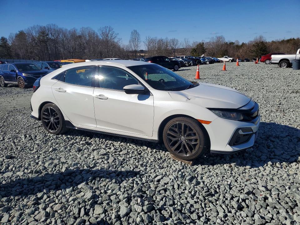 2020 Honda Civic VIN SHHFK7H41LU212849 COPART salvage auction — FRONT END, Nc - Salvage Certificate Of Title, sold $6,100 on 2026-07-29 (photo 4)