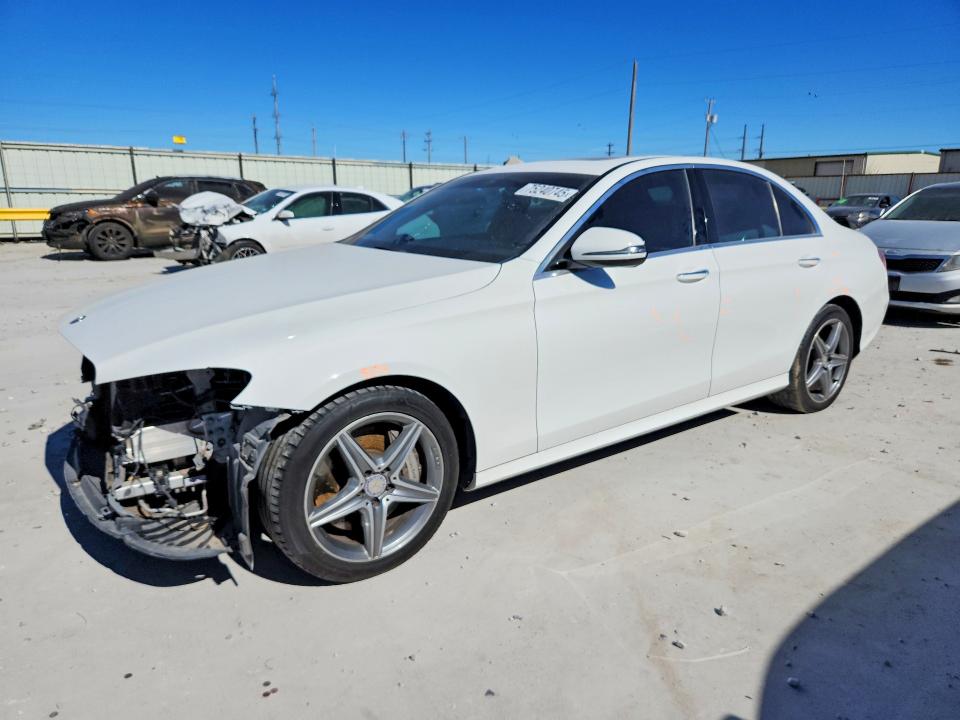 2017 Mercedes-benz E-class VIN WDDZF4JB8HA075053 COPART salvage auction — FRONT END, TX - SALVAGE VEHICLE TITLE, sold $1,850 on 2026-07-28 (photo 1)