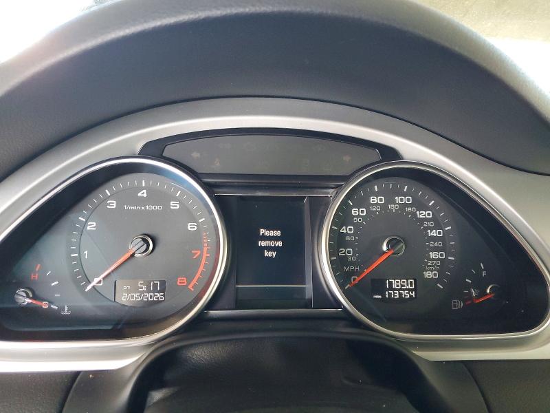 2013 Audi Q7 VIN WA1LGAFE4DD003851 COPART salvage auction — MINOR DENT/SCRATCHES, In - Certificate Of Title, sold $1,650 on 2026-07-30 (photo 9)