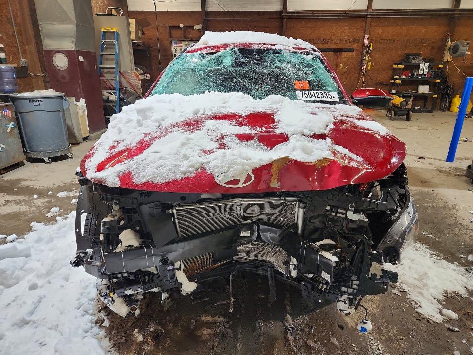 2025 Hyundai Kona VIN KM8HBCAB8SU300519 COPART salvage auction — FRONT END, Az - Cert Of Title - Salvage, sold $1,350 on 2026-07-30 (photo 5)