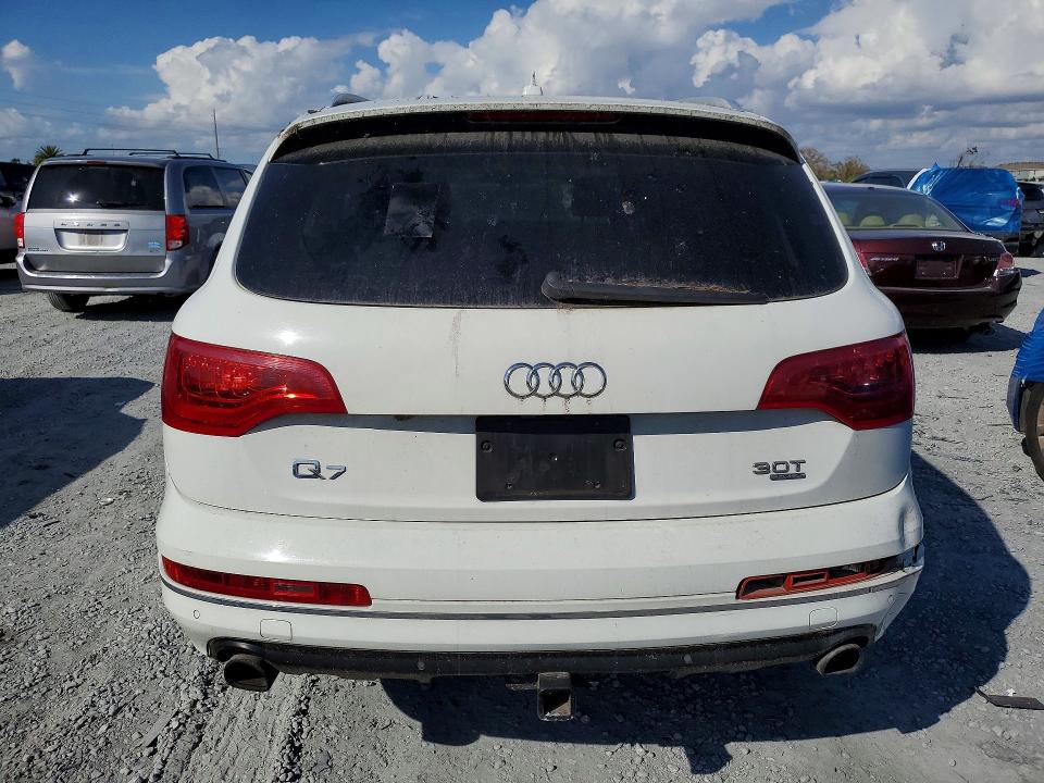 2015 Audi Q7 VIN WA1LGAFE5FD001013 COPART salvage auction — MINOR DENT/SCRATCHES, Fl - Certificate Of Title, sold $1,850 on 2026-07-27 (photo 6)