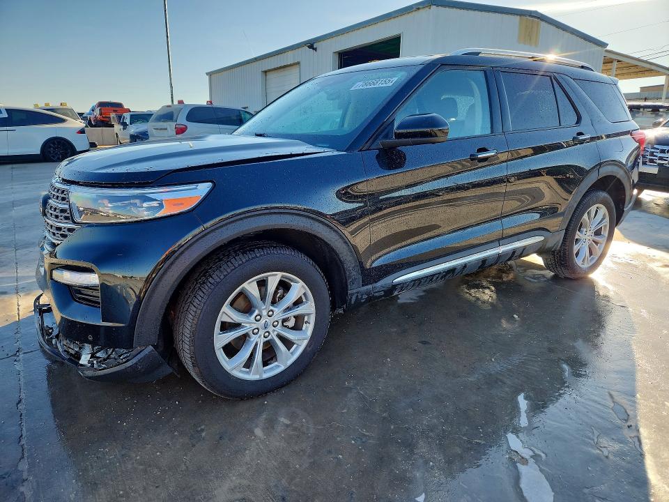 2023 Ford Explorer VIN 1FMSK8FH6PGA60098 COPART salvage auction — FRONT END, Va - Certificate Of Title, sold $12,800 on 2026-07-02 (photo 1)