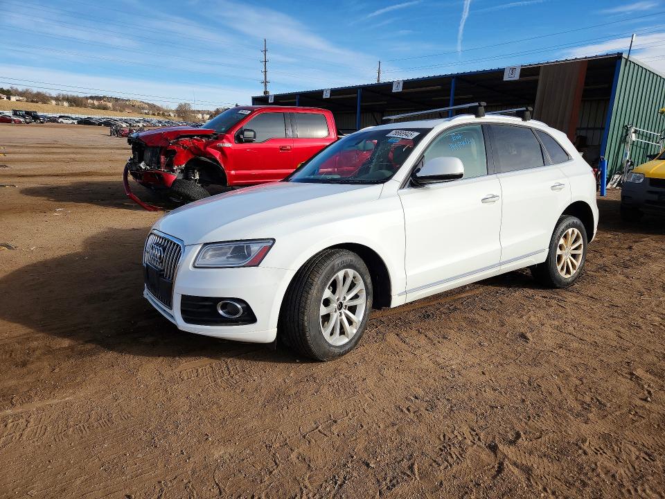 2015 Audi Q5 VIN WA1CFAFP2FA115623 COPART salvage auction — SIDE, Co - Certificate Of Title, sold $2,650 on 2026-07-20 (photo 1)