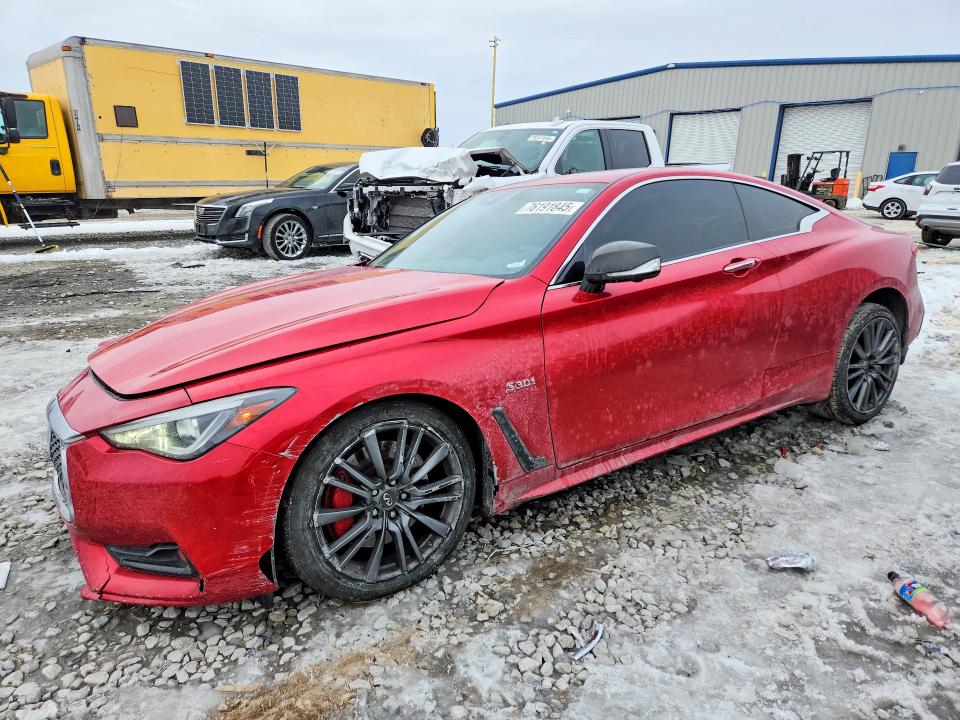 2017 Infiniti Q60 VIN JN1FV7EL1HM701516 COPART salvage auction — FRONT END, Il - Salvage Certificate, sold $3,450 on 2026-07-08 (photo 1)