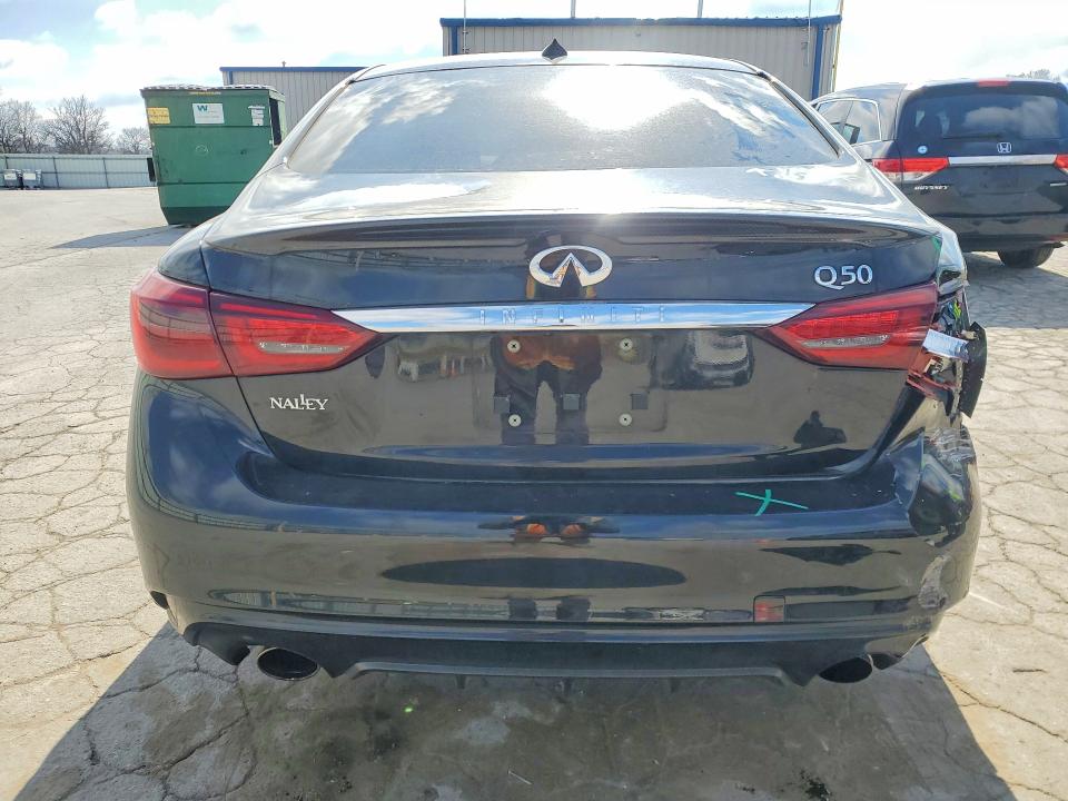 2019 Infiniti Q50 VIN JN1EV7AP1KM513459 COPART salvage auction — REAR END, Ga - Cert Of Title-Salvage, sold $4,850 on 2026-07-13 (photo 6)