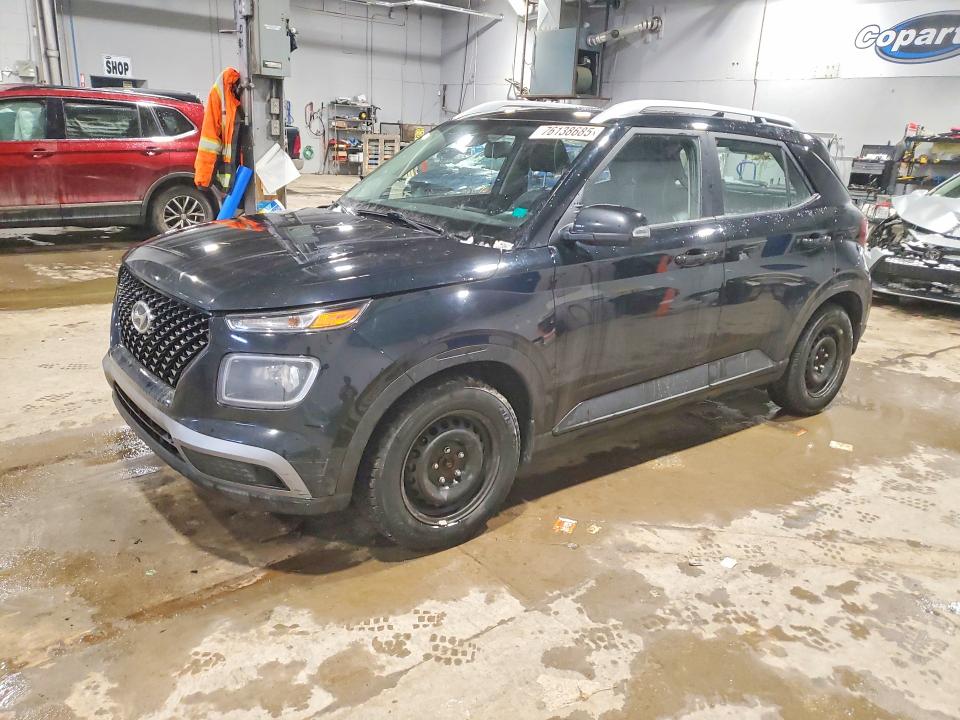 2022 Hyundai Venue VIN KMHRC8A35NU144631 COPART salvage auction — FRONT END, NS - SALVAGE TITLE, sold $2,400 on 2026-07-09 (photo 1)