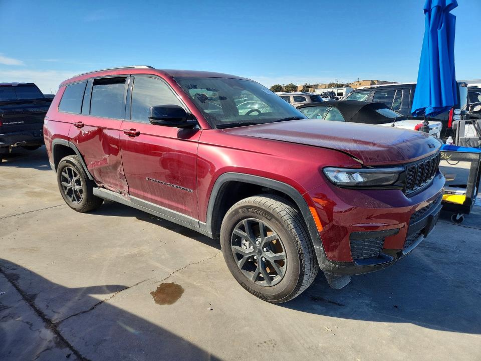 2025 Jeep Grand cher VIN 1C4RJJAG6S8697491 COPART salvage auction — SIDE, Tx - Certificate Of Title (P), sold $15,600 on 2026-07-02 (photo 4)