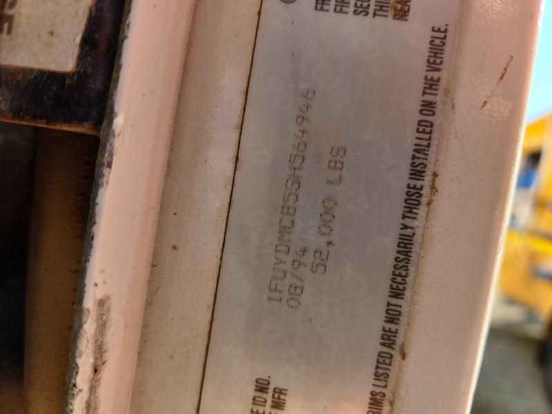 1995 Freightliner All other VIN 1FUYDMCB5SH564946 COPART salvage auction — SIDE, KS - CERT OF TITLE-SALVAGE, sold $1,100 on 2026-07-09 (photo 9)