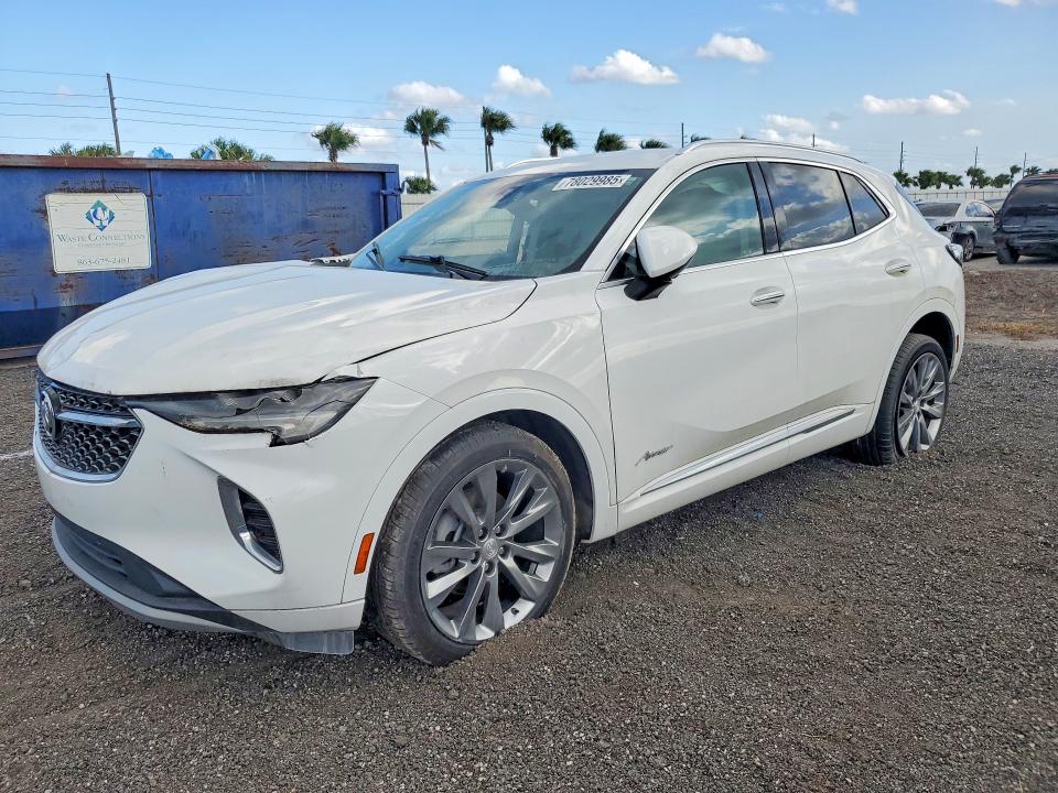 2021 Buick Envision VIN LRBFZRR41MD122678 COPART salvage auction — SIDE, Fl - Cert Of Title Slvg Rebuildable, sold $5,300 on 2026-07-27 (photo 1)