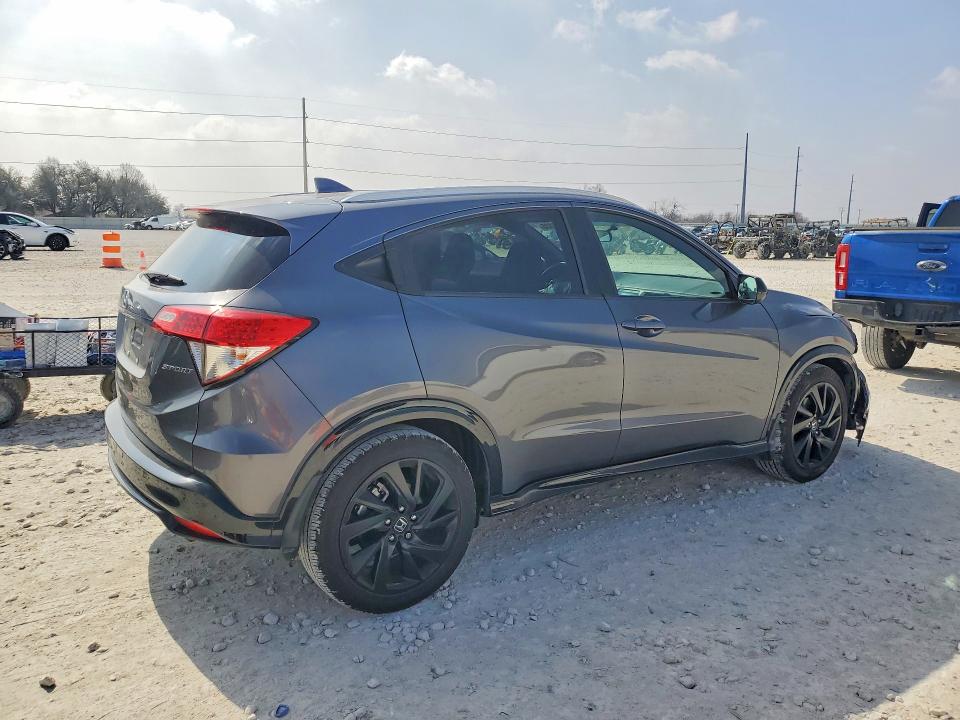 2022 Honda Hr-v VIN 3CZRU5H1XNM733693 COPART salvage auction — FRONT END, Tx - Salvage Vehicle Title, sold $7,400 on 2026-07-02 (photo 3)