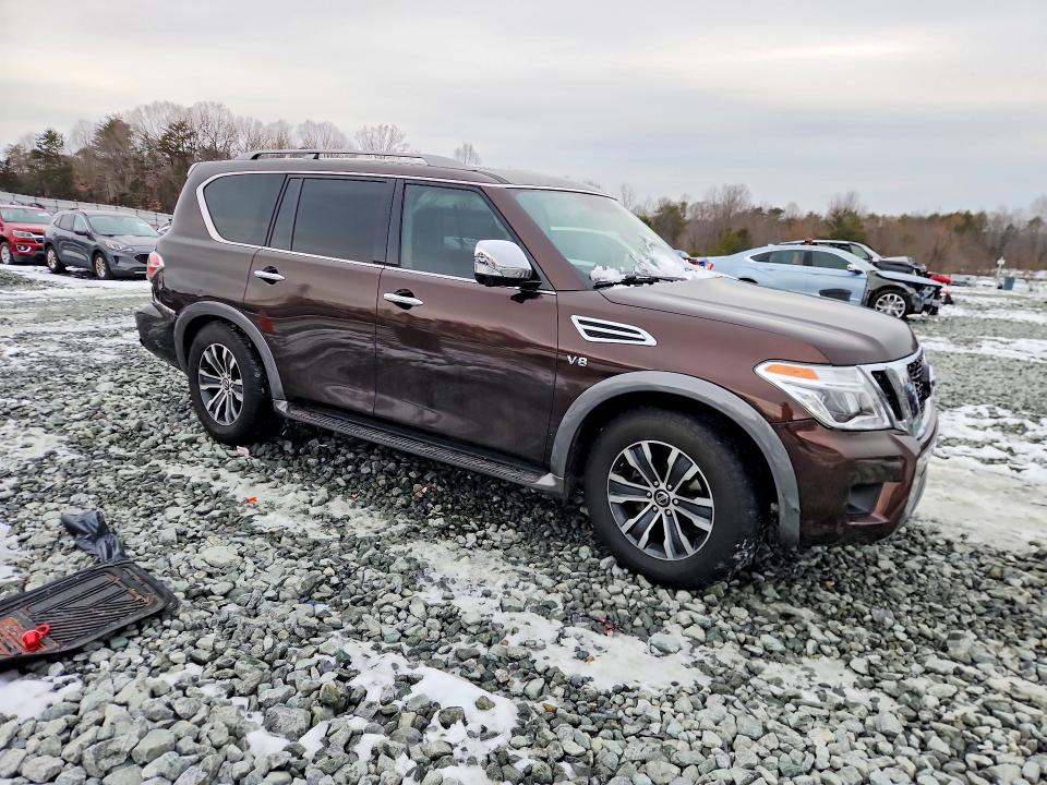 2020 Nissan Armada VIN JN8AY2NC2L9620185 COPART salvage auction — REAR END, Nc - Salvage Certificate Of Title, sold $8,200 on 2026-07-29 (photo 4)