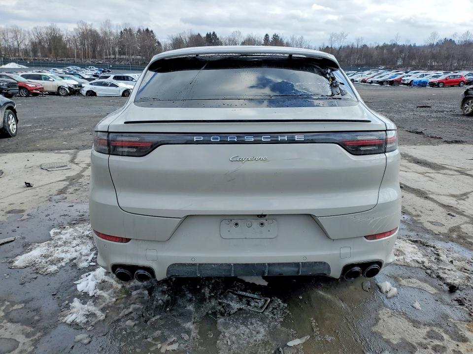 2022 Porsche Cayenne VIN WP1BE2AY8NDA51125 COPART salvage auction — FRONT END, Pa - Certificate Of Salvage, sold $22,200 on 2026-07-29 (photo 6)
