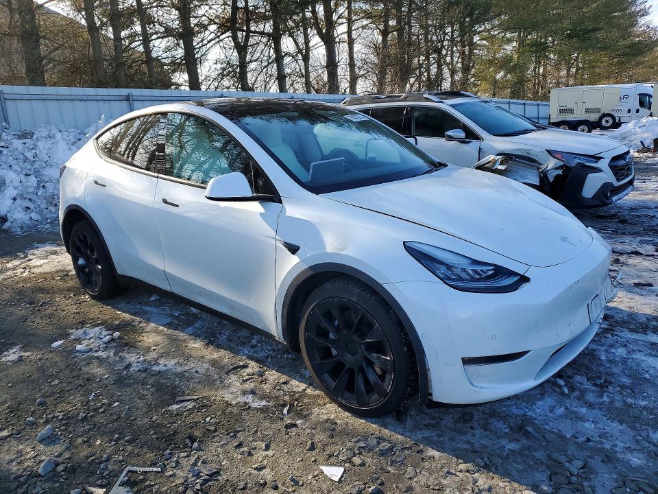 2020 Tesla Model y VIN 5YJYGDEE3LF037141 COPART salvage auction — FRONT END, Nj - Cert Of Title-Salvage, sold $7,600 on 2026-07-06 (photo 4)