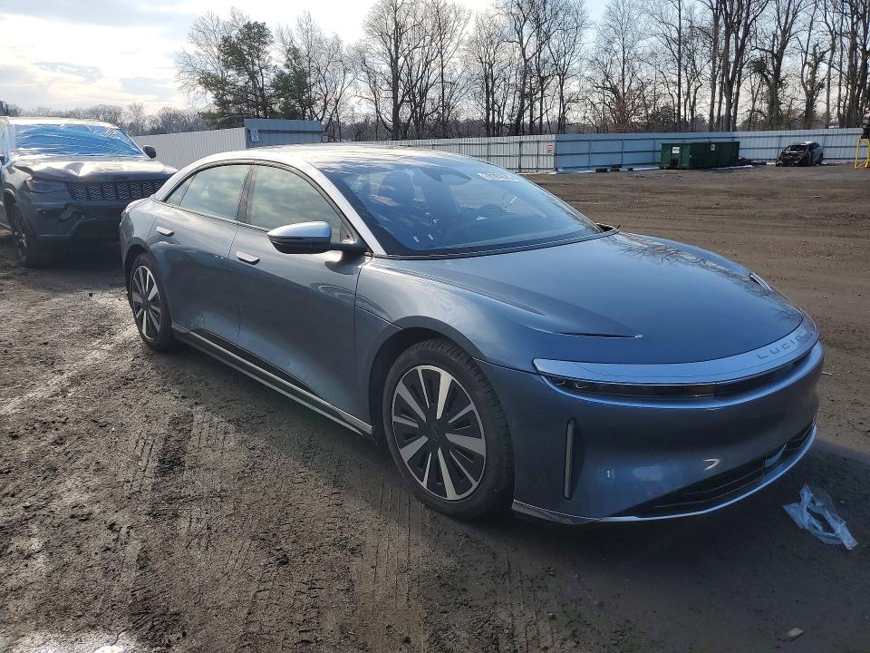 2024 Lucid motors Air VIN 50EA1GBA4RA001204 COPART salvage auction — SIDE, Md - Cert Of Salvage < 75% Damage, sold $19,600 on 2026-07-02 (photo 4)