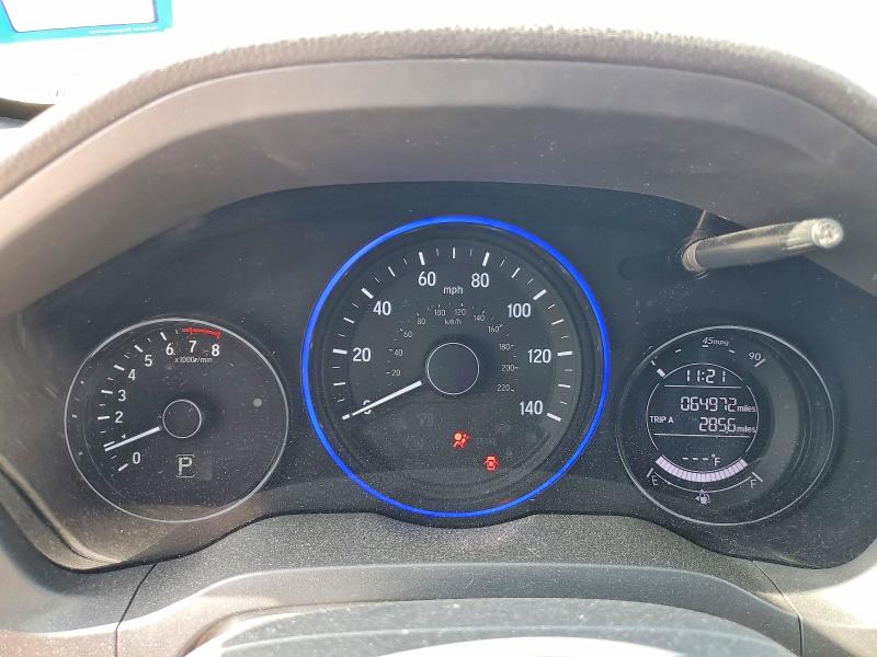2022 Honda Hr-v VIN 3CZRU5H1XNM733693 COPART salvage auction — FRONT END, Tx - Salvage Vehicle Title, sold $7,400 on 2026-07-02 (photo 9)