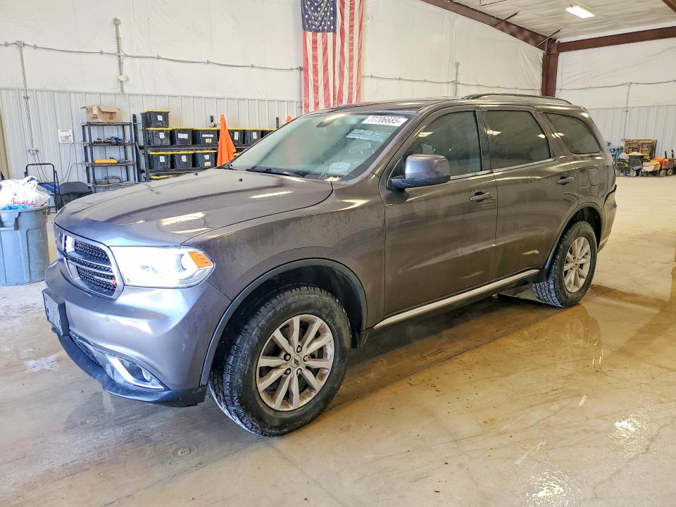 2020 Dodge Durango VIN 1C4RDJAG9LC249283 COPART salvage auction — Rear End, TX - CERTIFICATE OF TITLE, sold $4,850 on 2026-07-08 (photo 1)