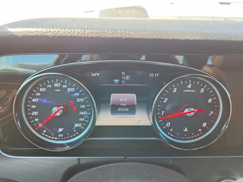 2017 Mercedes-benz E-class VIN WDDZF4JB8HA075053 COPART salvage auction — FRONT END, TX - SALVAGE VEHICLE TITLE, sold $1,850 on 2026-07-28 (photo 9)