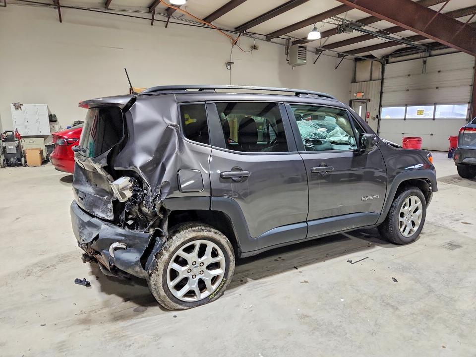 2018 Jeep Renegade VIN ZACCJBBB3JPH12695 COPART salvage auction — FRONT END, Pa - Certificate Of Salvage, sold $1,000 on 2026-07-24 (photo 3)