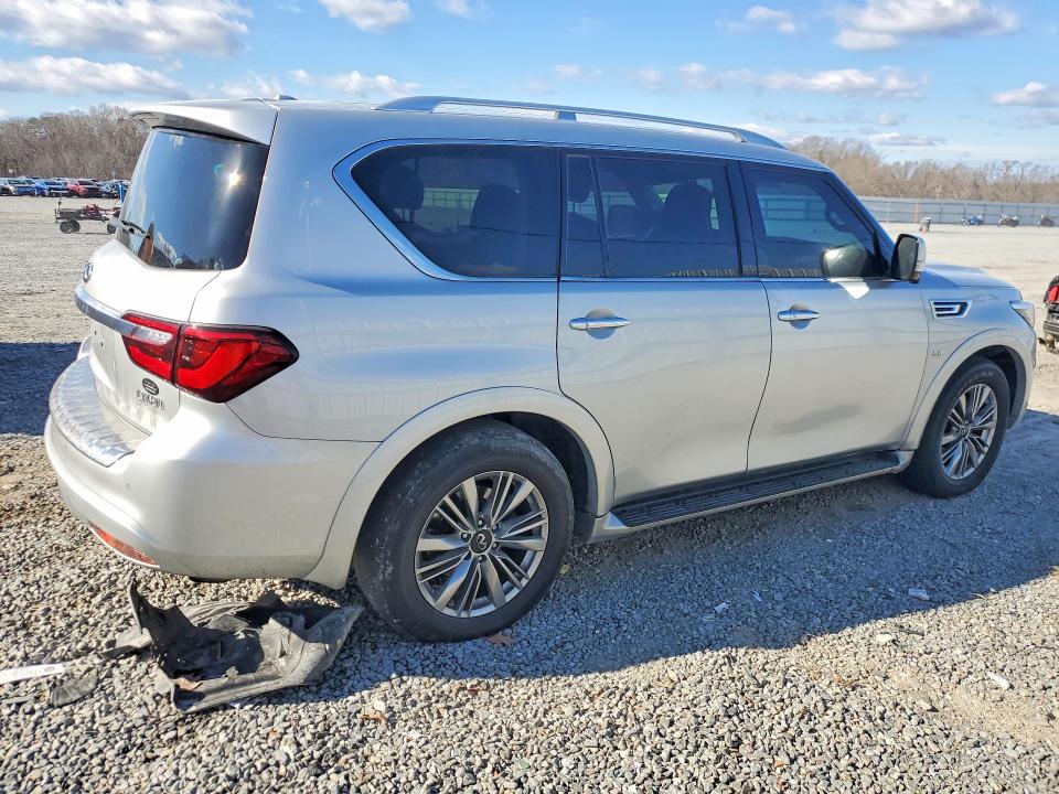 2020 Infiniti Qx80 VIN JN8AZ2NF6L9703304 COPART salvage auction — MINOR DENT/SCRATCHES, Nc - Dealer Only Clean Title, sold $11,800 on 2026-07-07 (photo 3)