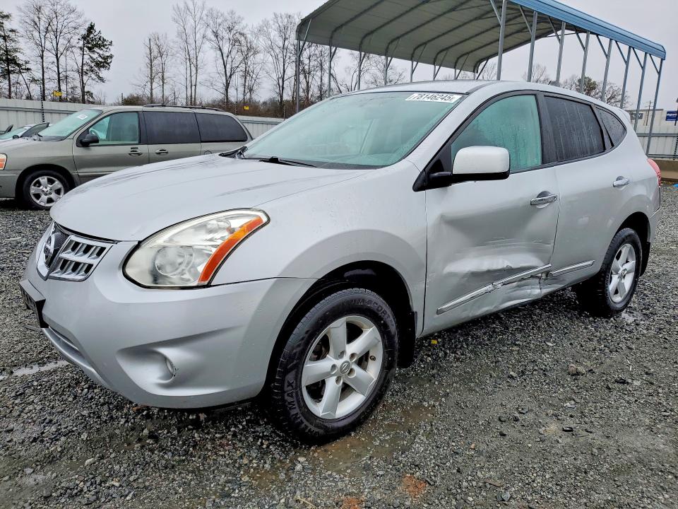 2013 Nissan Rogue VIN JN8AS5MV3DW663099 COPART salvage auction — FRONT END, Sc - Cert Of Title-Salvage, sold $550 on 2026-07-06 (photo 1)