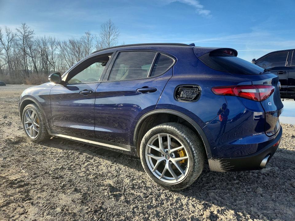 2018 Alfa romeo Stelvio VIN ZASFAKNN6J7B72315 COPART salvage auction — FRONT END, Il - Salvage Certificate, sold $2,900 on 2026-07-08 (photo 2)
