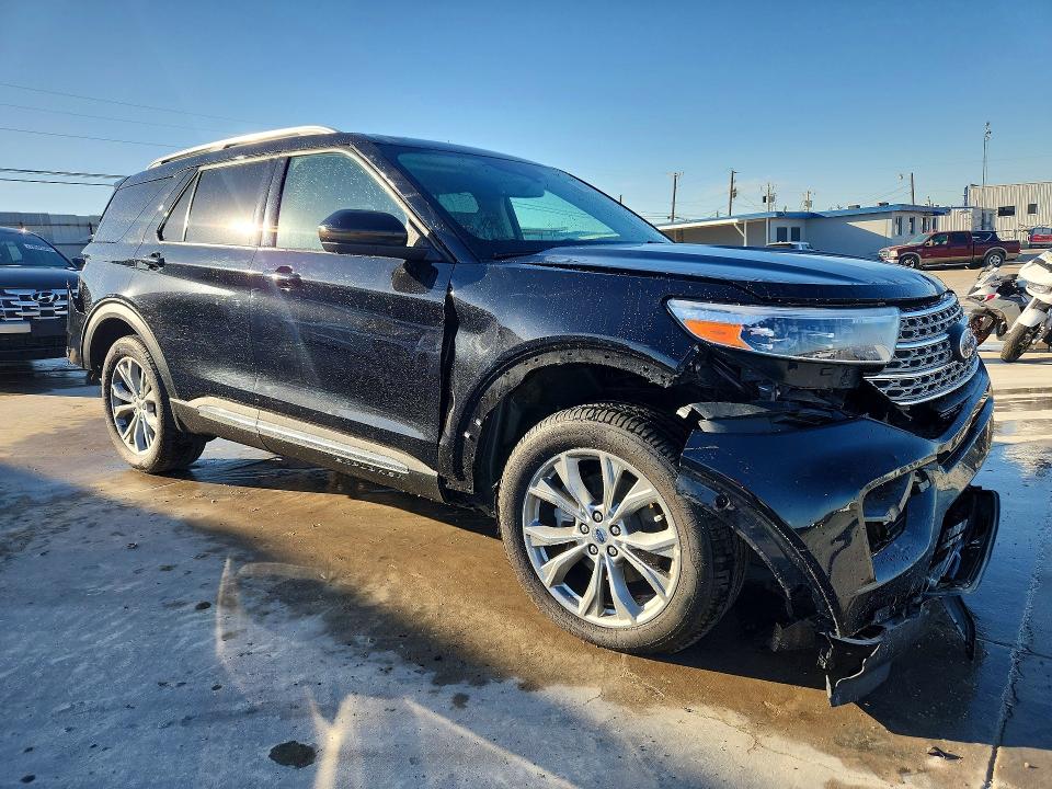 2023 Ford Explorer VIN 1FMSK8FH6PGA60098 COPART salvage auction — FRONT END, Va - Certificate Of Title, sold $12,800 on 2026-07-02 (photo 4)