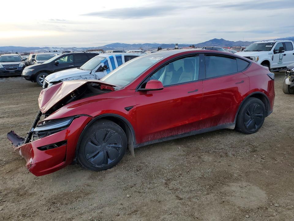 2026 Tesla Model y VIN 7SAYGDEE3TF360897 COPART salvage auction — FRONT END, Mt - Salvage Certificate Of A Vehic, sold $15,800 on 2026-07-14 (photo 1)