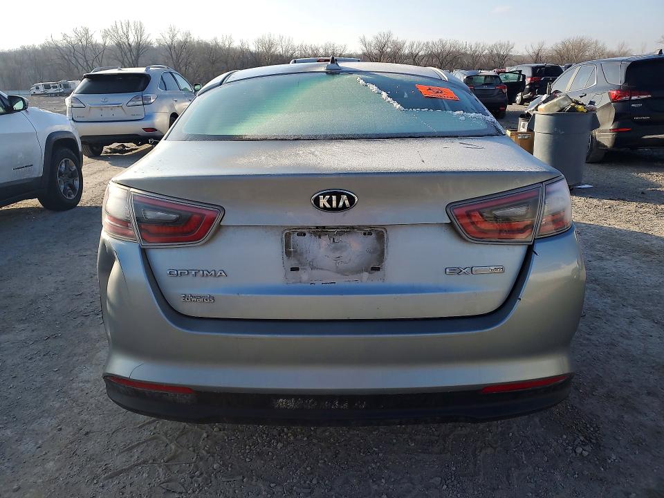 2016 Kia Optima VIN KNAGN4AD0G5094254 COPART salvage auction — REAR END, Wv - Certificate Of Title, sold $1,500 on 2026-07-09 (photo 6)