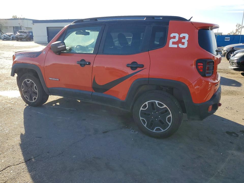 2017 Jeep Renegade VIN ZACCJBCB4HPE76647 COPART salvage auction — FRONT END, Tx - Certificate Of Title, sold $875 on 2026-07-24 (photo 2)