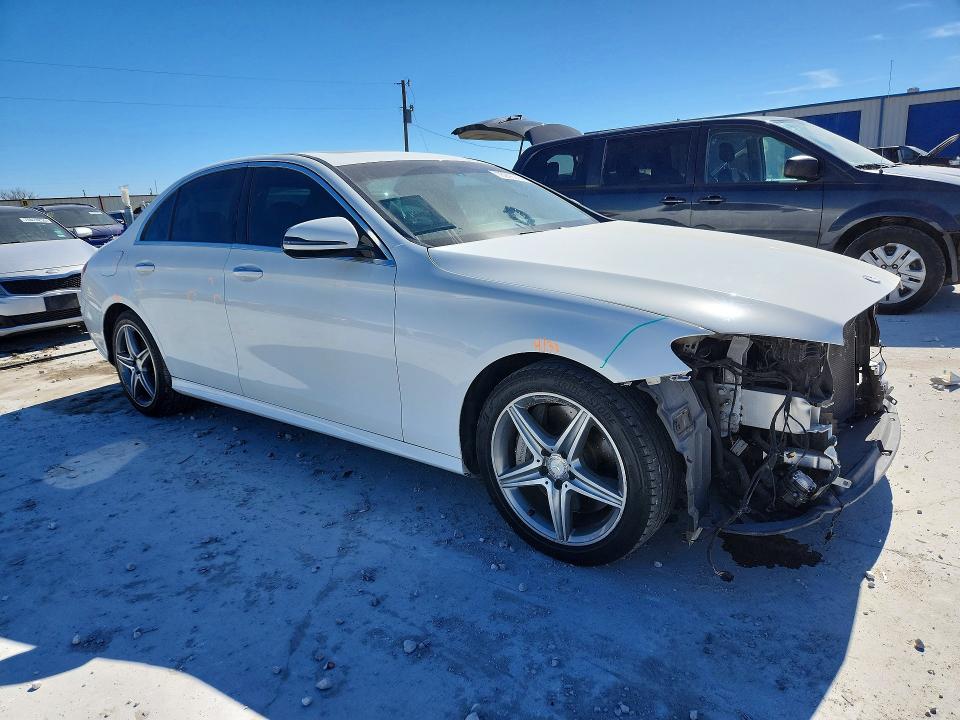 2017 Mercedes-benz E-class VIN WDDZF4JB8HA075053 COPART salvage auction — FRONT END, TX - SALVAGE VEHICLE TITLE, sold $1,850 on 2026-07-28 (photo 4)