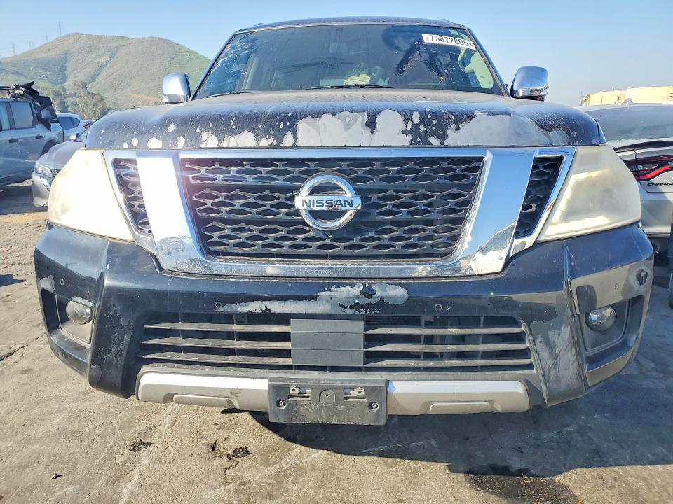 2018 Nissan Armada VIN JN8AY2ND4J9051054 COPART salvage auction — REAR END, Ca - Dis/Dlr/Exp Only Clean Title, sold $5,800 on 2026-07-30 (photo 5)