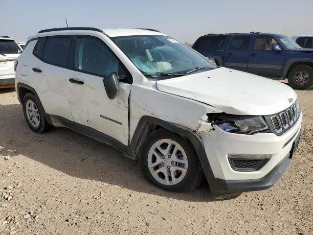 2018 Jeep Compass VIN 3C4NJCAB5JT468041 COPART salvage auction — Front End, TX - SALVAGE VEHICLE TITLE, sold $3,050 on 2026-07-02 (photo 4)