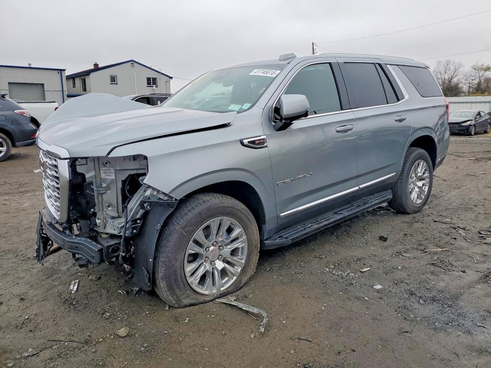 2025 Gmc Yukon VIN 1GKS2DRL3SR269913 COPART salvage auction — FRONT END, Ny - Certificate Of Title (P), sold $31,750 on 2026-07-21 (photo 1)