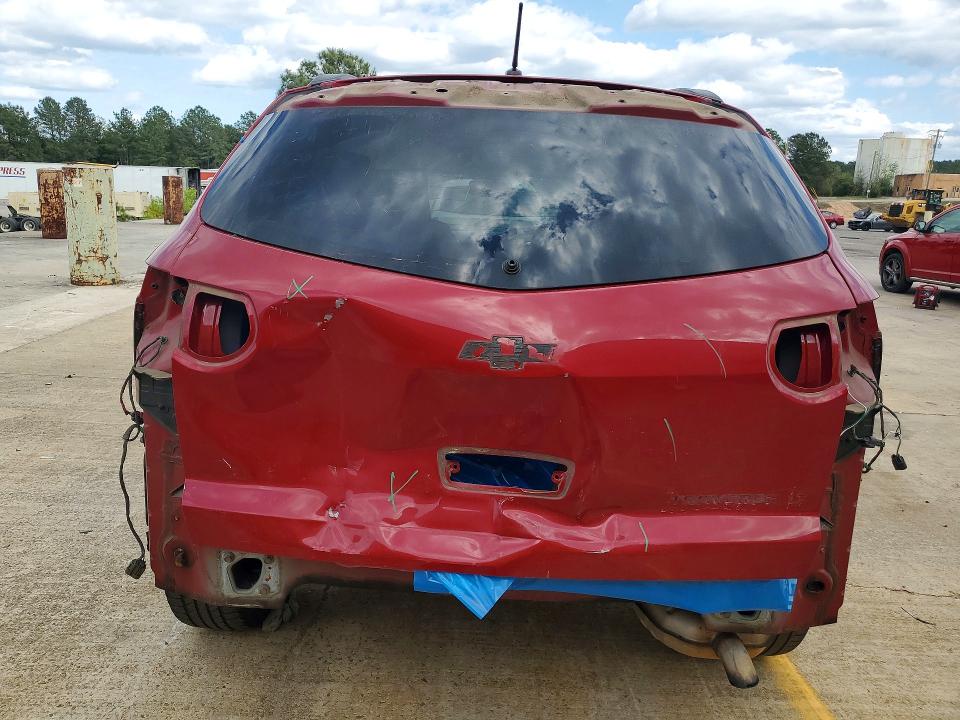2012 Chevrolet Traverse VIN 1GNKRGED4CJ298853 COPART salvage auction — REAR END, Sc - Cert Of Title-Salvage, sold $500 on 2026-07-06 (photo 6)