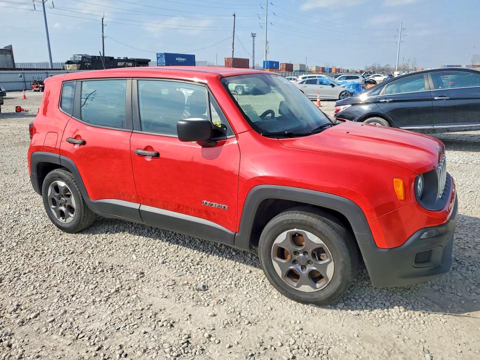 2015 Jeep Renegade VIN ZACCJAAHXFPC08233 COPART salvage auction — MECHANICAL, Oh - Certificate Of Title, sold $1,400 on 2026-07-07 (photo 4)
