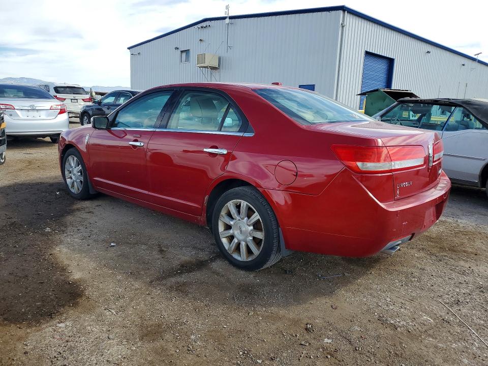 2010 Lincoln townhouse Mkz VIN 3LNHL2GC6AR634965 COPART salvage auction — FRONT END, AZ - CERTIFICATE OF TITLE, sold $975 on 2026-07-27 (photo 2)