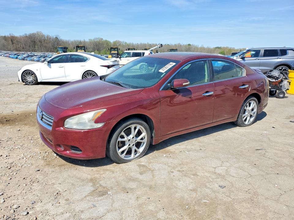 2012 Niss Maxima VIN 1N4AA5AP2CC814847 COPART salvage auction — REAR END, Tn - Salvage Certificate, sold $35 on 2026-07-07 (photo 1)
