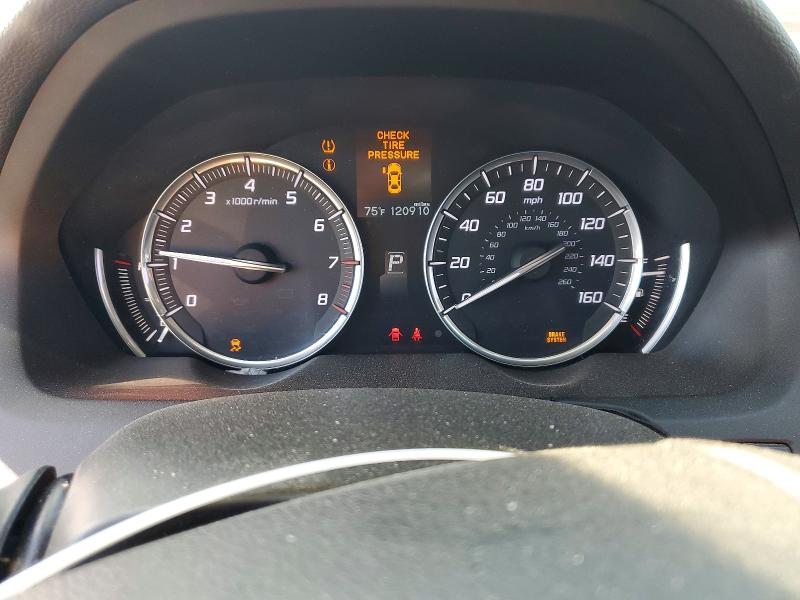 2016 Acura Tlx VIN 19UUB1F37GA001297 COPART salvage auction — FRONT END, Ca - Non-Repairable Vehicle Cert, sold $200 on 2026-07-10 (photo 9)