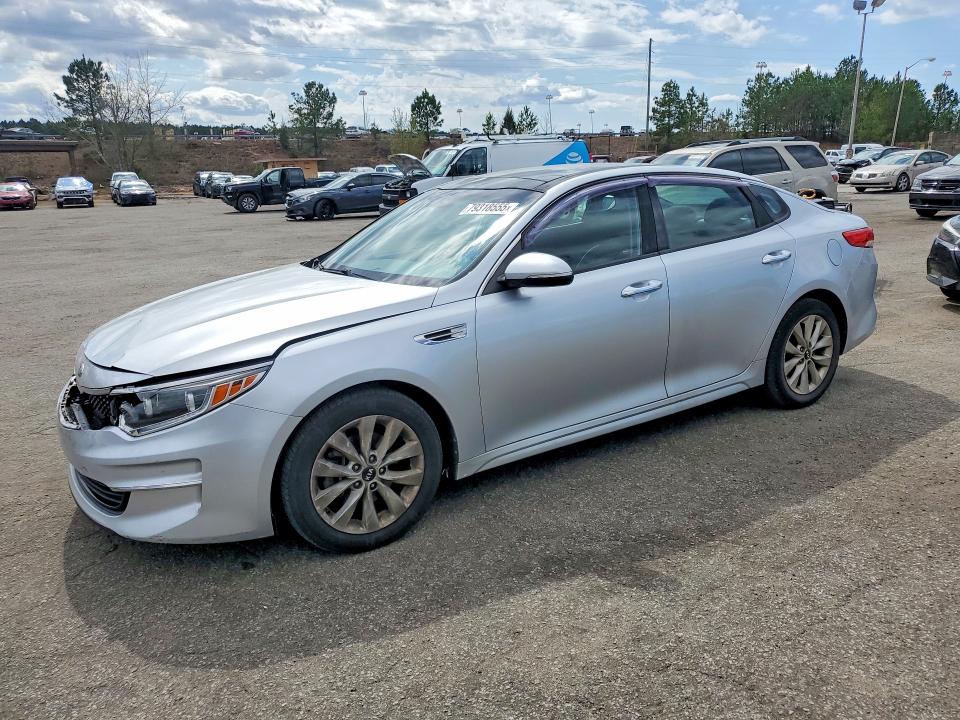 2016 Kia Optima VIN 5XXGU4L38GG055613 COPART salvage auction — FRONT END, Sc - Cert Of Title-Salvage, sold $950 on 2026-07-03 (photo 1)