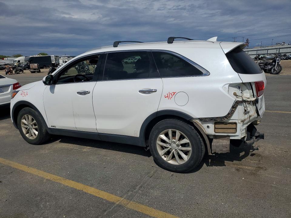 2016 Kia Sorento VIN 5XYPGDA35GG040878 COPART salvage auction — REAR END, ID - SALVAGE CERTIFICATE OF TITLE, sold $2,000 on 2026-07-02 (photo 2)