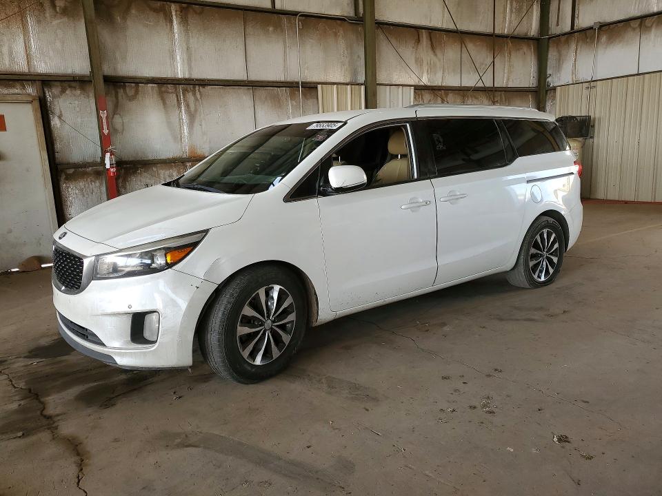 2018 Kia SEDONA VIN KNDMC5C16J6380728 COPART salvage auction — FRONT END, Az - Dealer Only Clean Title, sold $1,750 on 2026-07-20 (photo 1)