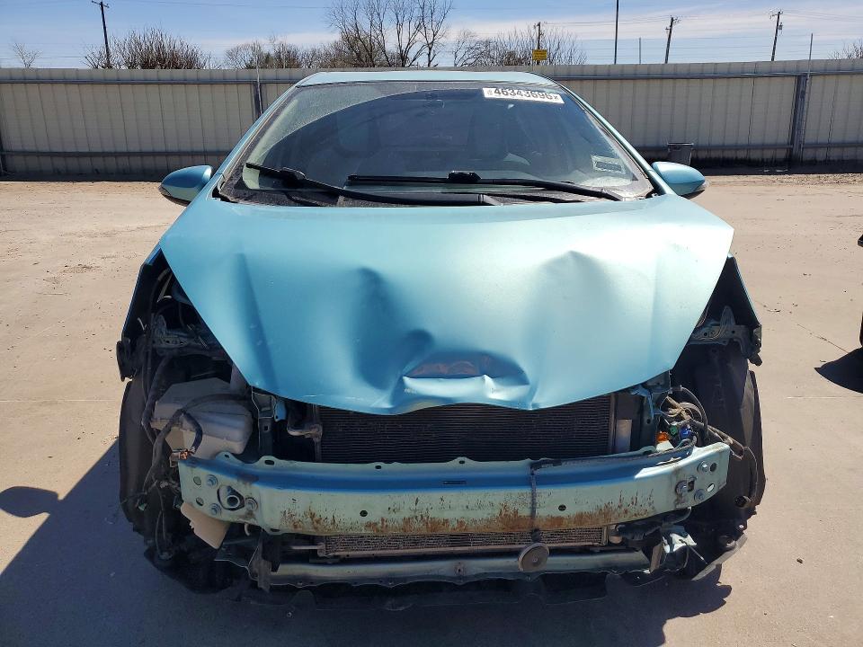 2013 Toyota Prius VIN JTDKDTB33D1054981 COPART salvage auction — FRONT END, ID - SALVAGE CERTIFICATE OF TITLE, sold $1,550 on 2026-07-02 (photo 5)