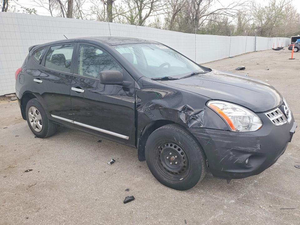 2013 Nissan Rogue VIN JN8AS5MV7DW661789 COPART salvage auction — FRONT END, Mo - Salvage Certificate Of Title, sold $325 on 2026-07-17 (photo 4)