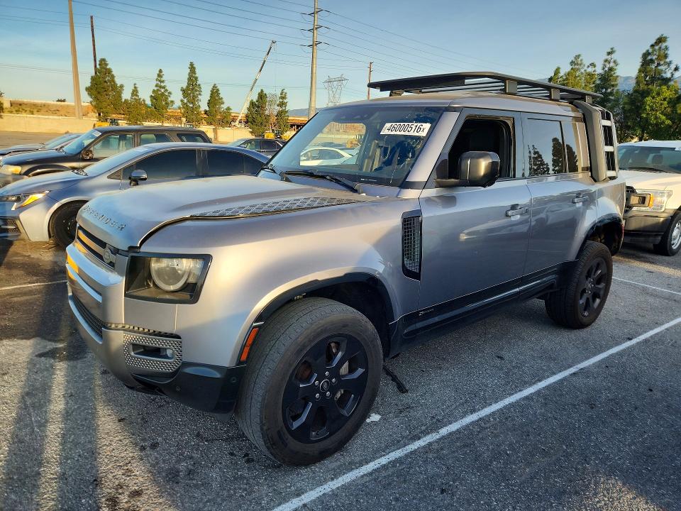 2021 Land rover Defender VIN SALE27RU2M2040338 COPART salvage auction — MINOR DENT/SCRATCHES, Ca - Dis/Dlr/Exp Only Clean Title (P), sold $28,000 on 2026-07-28 (photo 1)