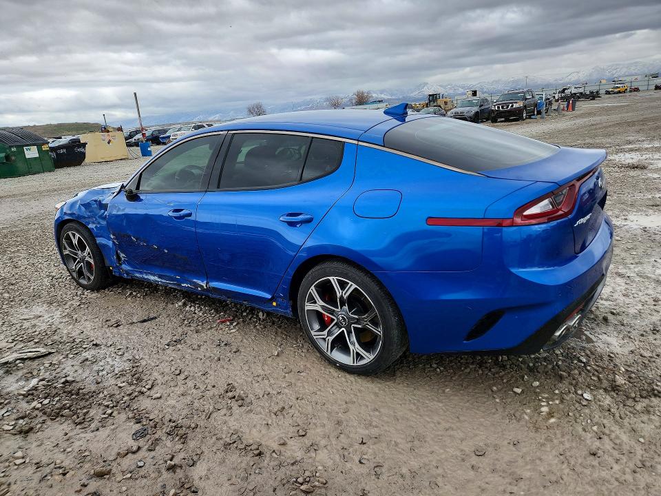 2019 Kia Stinger VIN KNAE35LC6K6045490 COPART salvage auction — SIDE, Wy - Cert Of Title-Salvage, sold $175 on 2026-07-02 (photo 2)