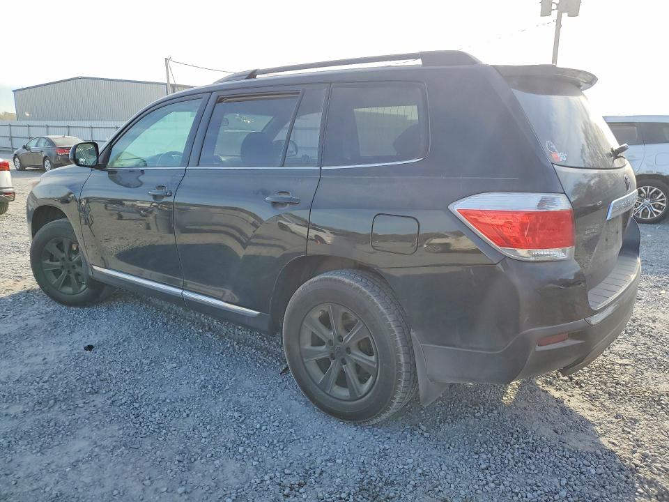 2013 Toyota Highlander VIN 5TDZK3EH2DS136957 COPART salvage auction — FRONT END, Nc - Salvage Certificate Of Title, sold $5,100 on 2026-07-08 (photo 2)